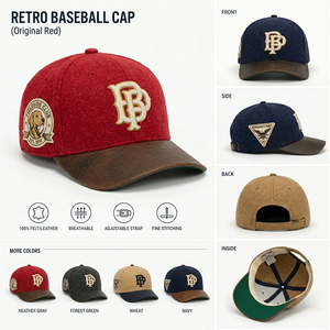 Gorra de Béisbol Unisex Personalizada al por Mayor, de 5 Paneles, con Visera Curva, Logotipo Bordado en 3D OEM, Gorra Deportiva de Dos Tonos - Product Image 1