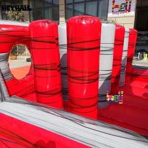 Carrera de obstáculos inflable seca y húmeda de PVC comercial personalizable para adultos para exteriores - Product Image 5