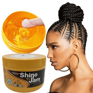 Shine Jam Gel Coiffant Hydratant et Conditionnant à Tenue Forte 16 oz pour <span class=keywords><strong>Dreadlocks</strong></span> et Tresses - Texturisant et Lissant - Vente en Gros pour Coiffure - Product Image 1