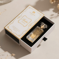 Boîtes en carton rigide coulissantes personnalisées avec logo imprimé pour cosmétiques, emballage de parfum, boîte d'échantillons