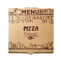 Boîte à Pizza chinoise à emporter 12, 14, 18 pouces, fournisseur rond, Design personnalisé, imprimé, boîte à Pizza bon marché, poids avec Logo, vente en gros