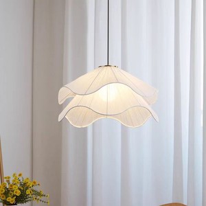 Lámpara Colgante Anna de 800 mm con Diseño de Pétalos Transparentes, E27, de Una Sola Cabeza, para Sala de Estar o Dormitorio - Product Image 3