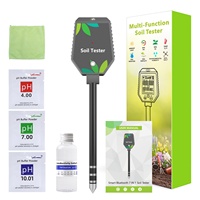 Medidor de pH del Suelo Inteligente de Alta Precisión con Bluetooth, 8 en 1, Multifuncional, con Exportación de Datos de Fertilidad y EC