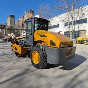 2025 7ton/8ton/12ton yüksek kalite fabrika yol makinesi satılık tek davul actor ktör titreşimli toprak silindiri - Product Image 2