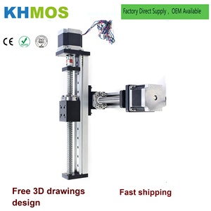 KHMOS HMS-XY-X Ensemble multi-axes XY-X <span class=keywords><strong>avec</strong></span> glissière à vis à billes, guide linéaire de type <span class=keywords><strong>portique</strong></span>, roulement Drylin <span class=keywords><strong>en</strong></span> acier/aluminium, moteur pour dégauchisseuse à <span class=keywords><strong>bois</strong></span> - Product Image 1