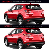 Feu arrière d'usine pour CX5 feu arrière led 2012-2018 couleur fumée plug and play avec feu de stationnement rouge pour feu arrière Mazda CX5