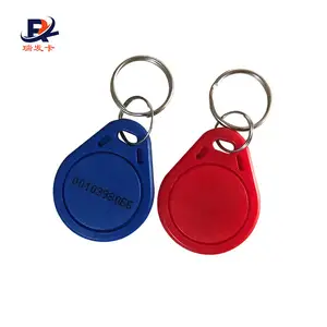 China fábrica Personalizado Carta ABS Tag Chave RFID Fob Chave com 125HZ TK4100 Chip