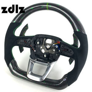 Volante de Fibra de Carbono Forjado Personalizado para <span class=keywords><strong>Audi</strong></span> Q3 Q5 Q7 Q8 Q5L Q7L RSQ7 QSQ5 RSQ8 <span class=keywords><strong>RSQ3</strong></span> SQ5 A5 A6 A7 con Levas de Cambio - Product Image 3