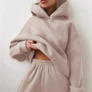 Women's Fleece Oversized Hoodies Off The Shoulder Sleeve Custom Cotton Pullover Hoodie