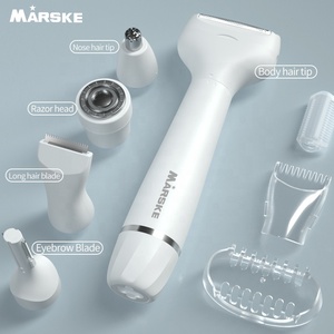 Set de Depiladora Rotativa MARSKE para Mujer - Depiladora Facial Eléctrica Recargable por USB con 1 Año de Garantía - Product Image 4