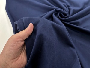 Tissu jersey en coton de haute qualité, uni, extensible, certifié Oeko-Tex, environ 200 g/m², 60 cm de large - Product Image 4