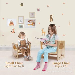 Cross-border Montessori weaning table and <b>chair</b> set, children's <b>reading</b> and play table and <b>chair</b> set, kindergarten early - Product Image 1