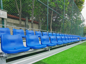 Sièges fixes Yourease sur structure en alliage d'aluminium à niveaux pour installation permanente, modèle YY-3LD-2225, directement de l'usine - Product Image 4