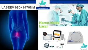 Meilleure qualité hémorroïde laser fibre hémorroïde chirurgie 980nm machine hemoroid lazer ce medikalc anoskop - Product Image 3