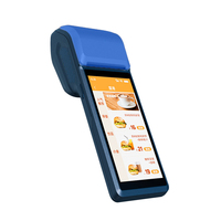 Terminal portátil de caja registradora móvil Android 11 pulgadas de 5,5 personalizado de fábrica con máquina impresora Pos de mano