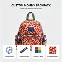 Sac à dos MGB ISO extensible pour maman, sac à langer pour bébé avec porte-gobelet, sangles de poussette, personnalisable ODM OEM 600D 900D BSCI