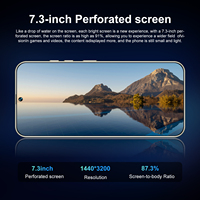 Smartphone S26 Ultra 5G Deca Core, 16GB+1TB, Pantalla de 7.3" y 144Hz, Carga Rápida de 100W, Doble SIM, HD 108MP, LTE, Android 14, para Juegos