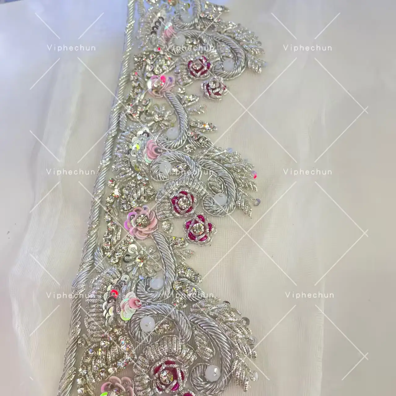 Strass corpete vestido applique com parte traseira para casamento festa noite