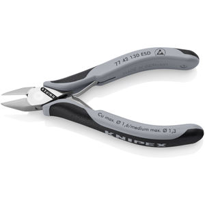 Cortador Diagonal Electrónico KNIPEX 77 42 130 ESD con Mangos Multicomponentes de 130 mm - Product Image 2