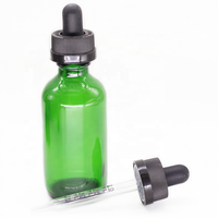 Botol Kaca Bulat Boston Transparan dengan Penutup Sekrup untuk Minyak Esensial & Kosmetik, ukuran 1/2 oz, 1 oz, 30ml, 60ml
