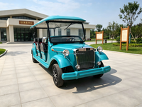 Voiture touristique rétro spacieuse de haute qualité, batterie au lithium pour parc à thème, zéro émission, durable, vente chaude, électrique 30 km/h