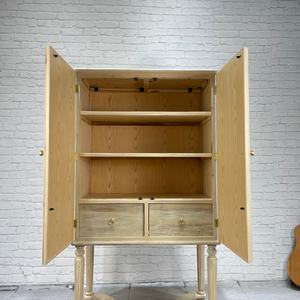 Muebles Nórdicos Modernos para Sala de Estar, Diseño de Armario de Dos Puertas, Armario de Almacenamiento de Madera - Product Image 4