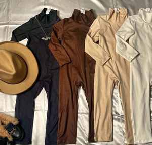 Última Moda 2021, Mono de Manga Larga para Niños, Ropa Infantil en 40 Colores Sólidos para Primavera y Otoño - Product Image 1