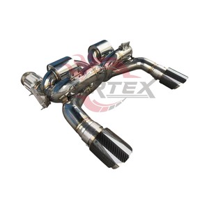 Système d'échappement Vortex Titanium pour McLaren 720S 4.0T 2017-2022, silencieux à commande à distance avec son actif Valvetronic - Product Image 2