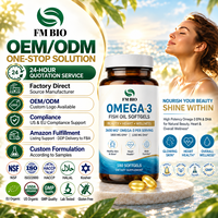 Capsules de gelée d'huile de poisson oméga-3 de haute pureté provenant des eaux profondes, complément alimentaire d'huile de poisson EPA DHA |   OEM ODM Marque privée disponible