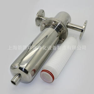 304 Stainless Steel Precision Filter 3-6 Cubic Meter Pipeline Filter with DN25 Flange Interface New <b>Condition</b> - Product Image 3
