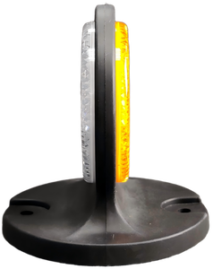 Yol Çizgi Belirleyici Fabrikası, Otoyol Bariyer Çizgi Belirleyicileri Üretiyor Çap 60mm Yuvarlak Reflektörlü PMMA Lens Kauçuk Taban KT113 - Product Image 2