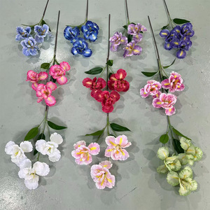 Alice Iris <b>Artificial</b> <b>Silk</b> <b>Flowers</b> Wedding Decor High End Floral Arrangement Home Decoration Photography Props - Product Image 2