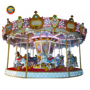 Manège animatronique de modèle de divertissement, prix d'usine bon marché en Chine, manège amusant, carrousel - Product Image 4