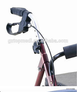 Equipo de <span class=keywords><strong>terapia</strong></span> física de cuatro ruedas de aluminio de Rollator Walker para personas mayores - Product Image 3