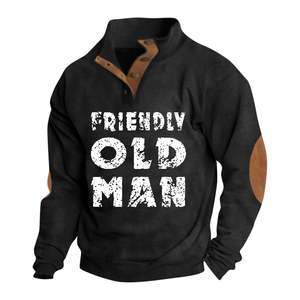 Felpa da uomo con cappuccio Casual stile Street felpa in tinta unita Pullover di sublimazione personalizzato produttore di abbigliamento da uomo - Product Image 3