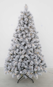 Factory Direct Luxury Hinged <b>Christmas</b> <b>Tree</b> Pre Installed Lights Fireproof Material High Grade Outdoor <b>Decor</b> Custom Service - Product Image 3