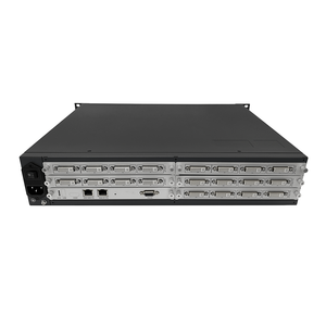 ตัวควบคุมวิดีโอวอลล์แบบโมดูลาร์ 4K พร้อมโปรเซสเซอร์ต่อภาพแบบ Splicing, KVM, Dante Audio และ DVI สำหรับห้องประชุม - Product Image 1