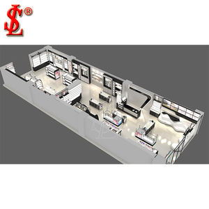 Estantería de góndola cosmética para centro comercial con maquillaje Led Estante de almacenamiento para el cuidado de la piel Belleza - Product Image 5