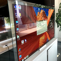 Écran d'affichage numérique OLED transparent ultra-fin de 55 pouces, mural, LED avec CMS et garantie d'un an