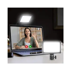 Осветительная вебкамера для видеоконференций, набор осветительных приборов со штативом, светодиодная камера с регулируемой яркостью, освещение для фотосъемки, макияжа, Youtube
