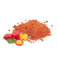 Poudre d'extrait de fruits personnalisable (myrtille, fraise) de qualité alimentaire, emballage en conserve, couleurs personnalisées pour compléments vitaminiques complexes