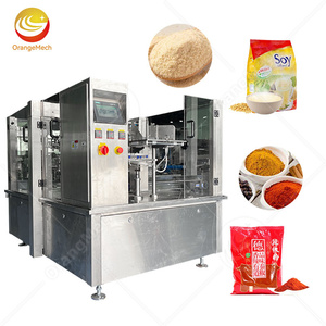 ORME Machine de remplissage de sacs à fermeture éclair rotatifs préfabriqués Mini Doypack Pout Pouch Pouch Bag Fill Machine - Product Image 1