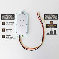 Module amplificateur de puissance à gain élevé 48 dB 2300 MHz-2390 MHz, amplificateur de signal RF 13 W/25 W/50 W, personnalisable, boîtier en aluminium, télécommande