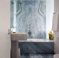 Panneaux muraux en PVC imperméables à motif marbre écologiques pour salons, escaliers et cuisines, garantie 5 ans