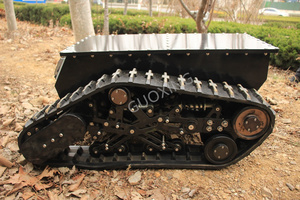 Guoxing PLT1000 Payload 150kg All-Terrain Off-Road <strong>Battery</strong> <strong>Power</strong> Mobile Tracked <strong>Crawler</strong> Robot Chassis Platform - Product Image 2