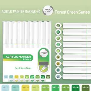 Marcadores Permanentes de 24 Colores Surtidos, Bolígrafos de Punta Fina para Dibujar y Colorear - Product Image 2
