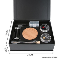 Kit de fumage Old Fashioned Foghat, Bestseller, Ensemble d'accessoires en bois pour cocktails, pour usage en bar, à la maison ou comme cadeau, Accessoires pour boissons et cocktails