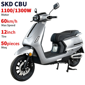 Motocicleta Deportiva Eléctrica para Adultos CKD SKD de 12 Pulgadas, 1100/1300W, 60km/h, Scooter con Pedales - Product Image 1