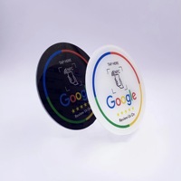 Code QR dynamique personnalisé 80*80/100/100/120*120mm 213/215 fenêtre NFC autocollant de table pour le partage de médias sociaux/Menu
