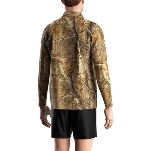 Polo de Golf para Hombre, Camuflaje, 100% Poliéster, Absorbente de Humedad, Manga Larga, Camisa de Pesca Transpirable e Impermeable, Diseño de Tallas Grandes - Product Image 6